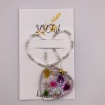 ハートのデコレーション / レジンストラップ / sinobu 155