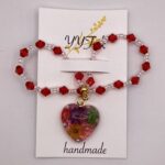 ハートのデコレーション / レジンストラップ / sinobu 168