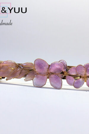 紫陽花の輝き バレッタ / レジンバレッタ / keita 037