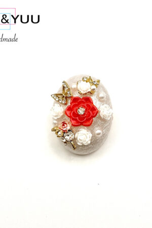 クラシカルフラワーブローチ♡レジンアート / レジンブローチ / sinobu 394